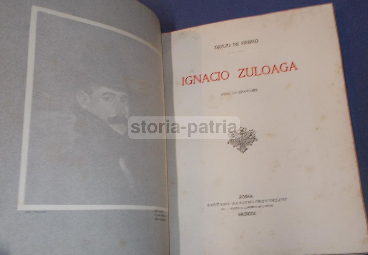 Ignacio Zuloaga: Catalogo Illustrato. Roma, Garzoni Provenzani, 1912.