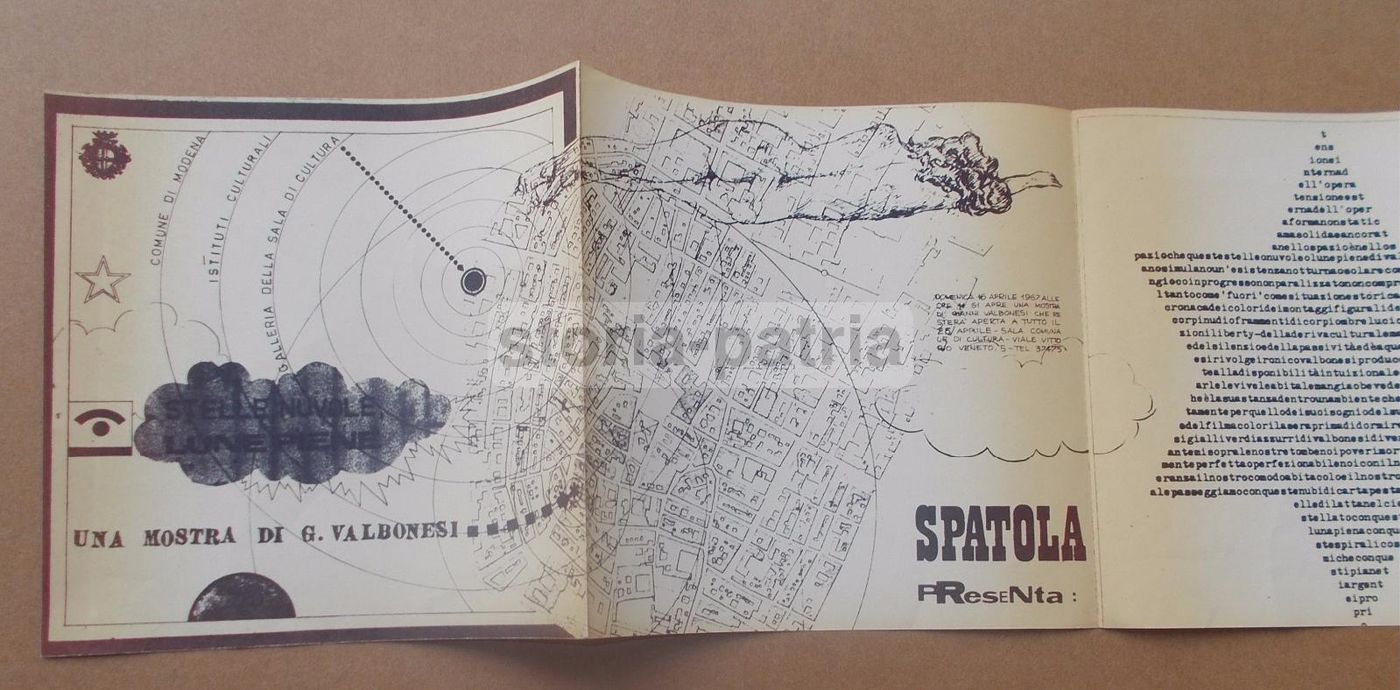 Catalogo Valbonesi Spatola Poesia Visiva Modena 1967 Raro