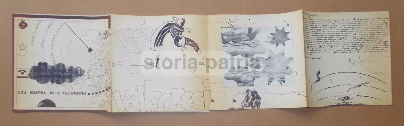 Catalogo Valbonesi Spatola Poesia Visiva Modena 1967 Raro
