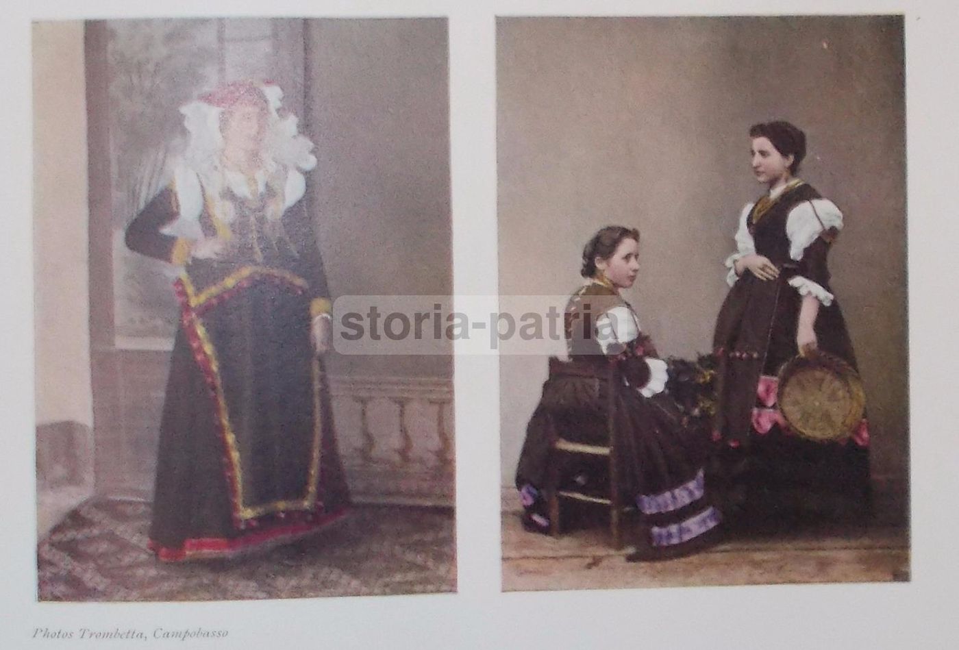 Costumi Femminili Molisani, Foto Trombetta, Anni '30, Folklore