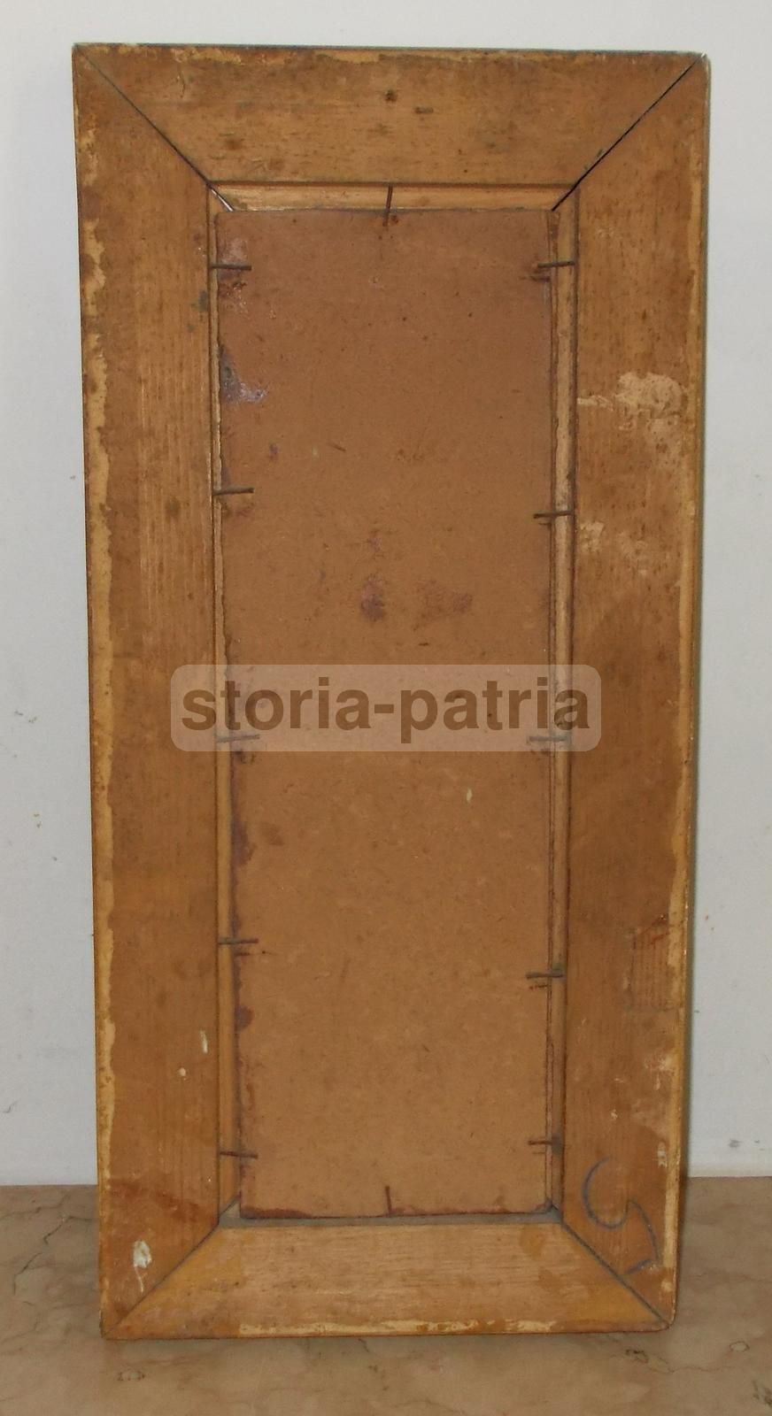 Antico Dipinto Paesaggio Campagna Romana, Olio Su Cartone, XIX Secolo