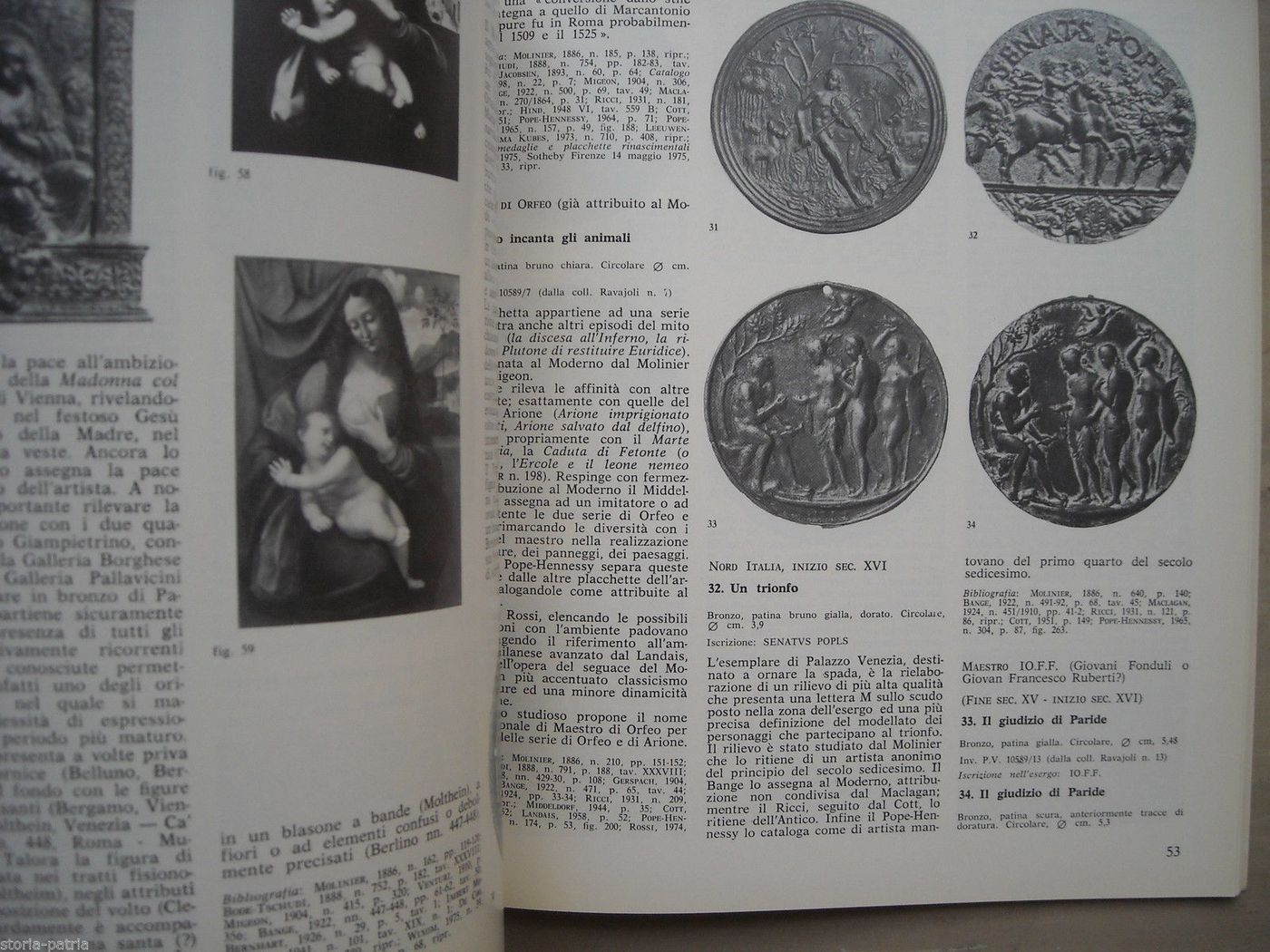 Rilievi E Placchette Dal XV Al XVIII Secolo. Catalogo Mostra 1982