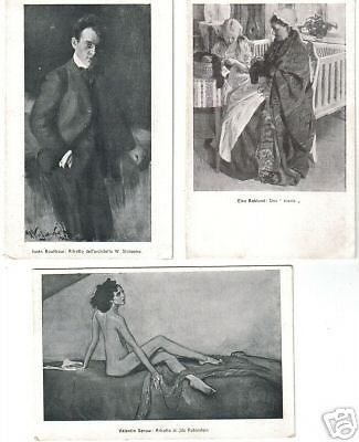 21 Cartoline Antiche Arte Russa Ed Est Europea, Primo '900