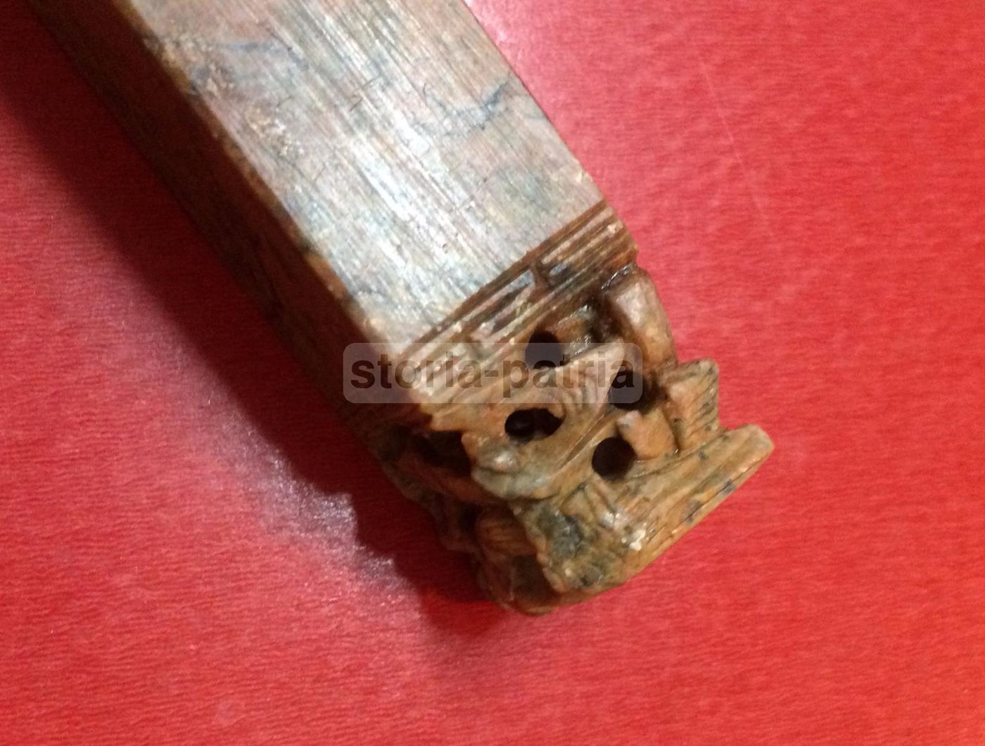 Scultura Orientale In Marmo, Sigillo Cinese O Giapponese Antico