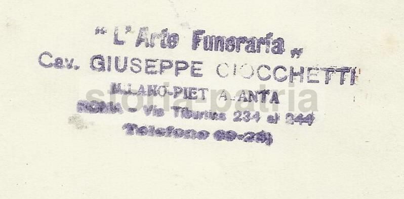 Fotografia Di Monumento Ai Caduti, Anni 1920 1930