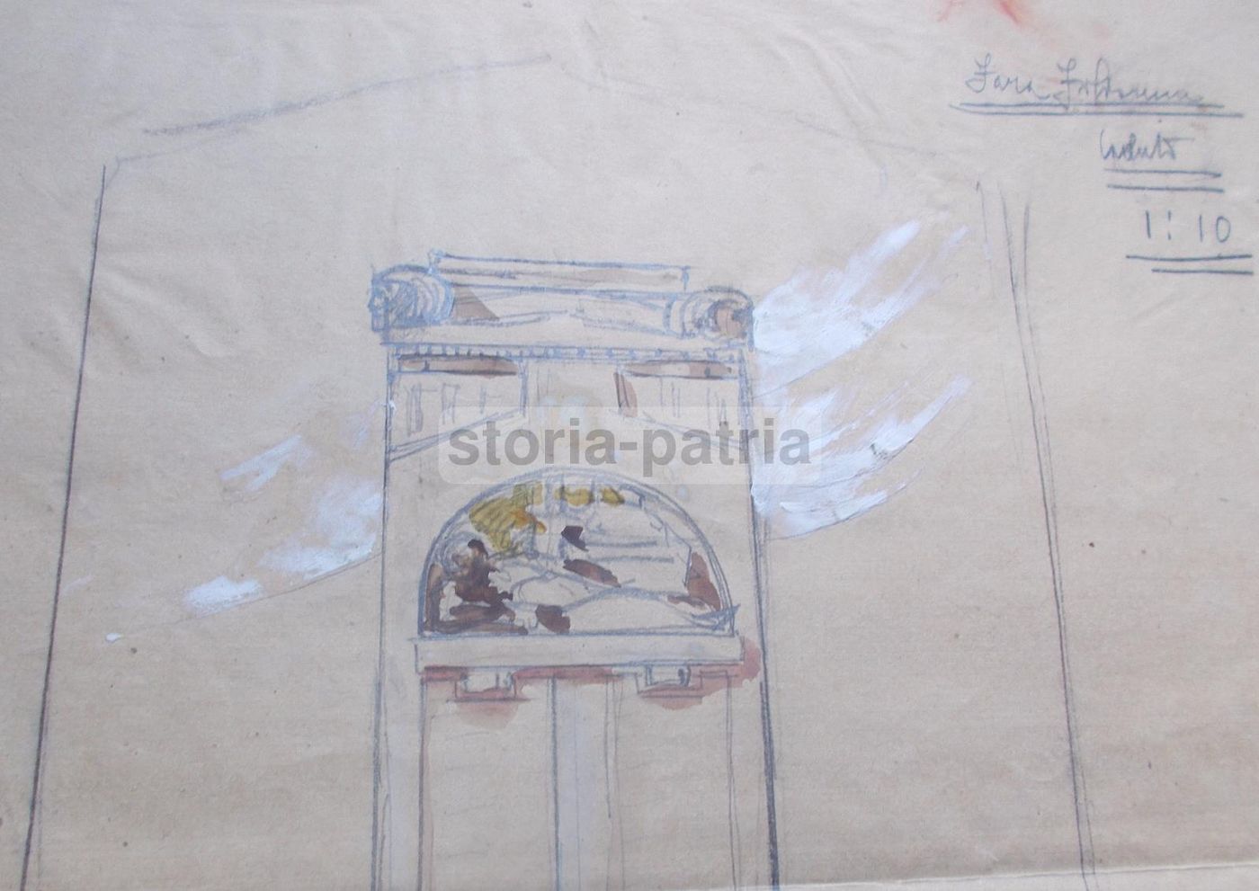 Progetto Monumento Ai Caduti Fara Filiorum, Scultore Bassi, Primo '900