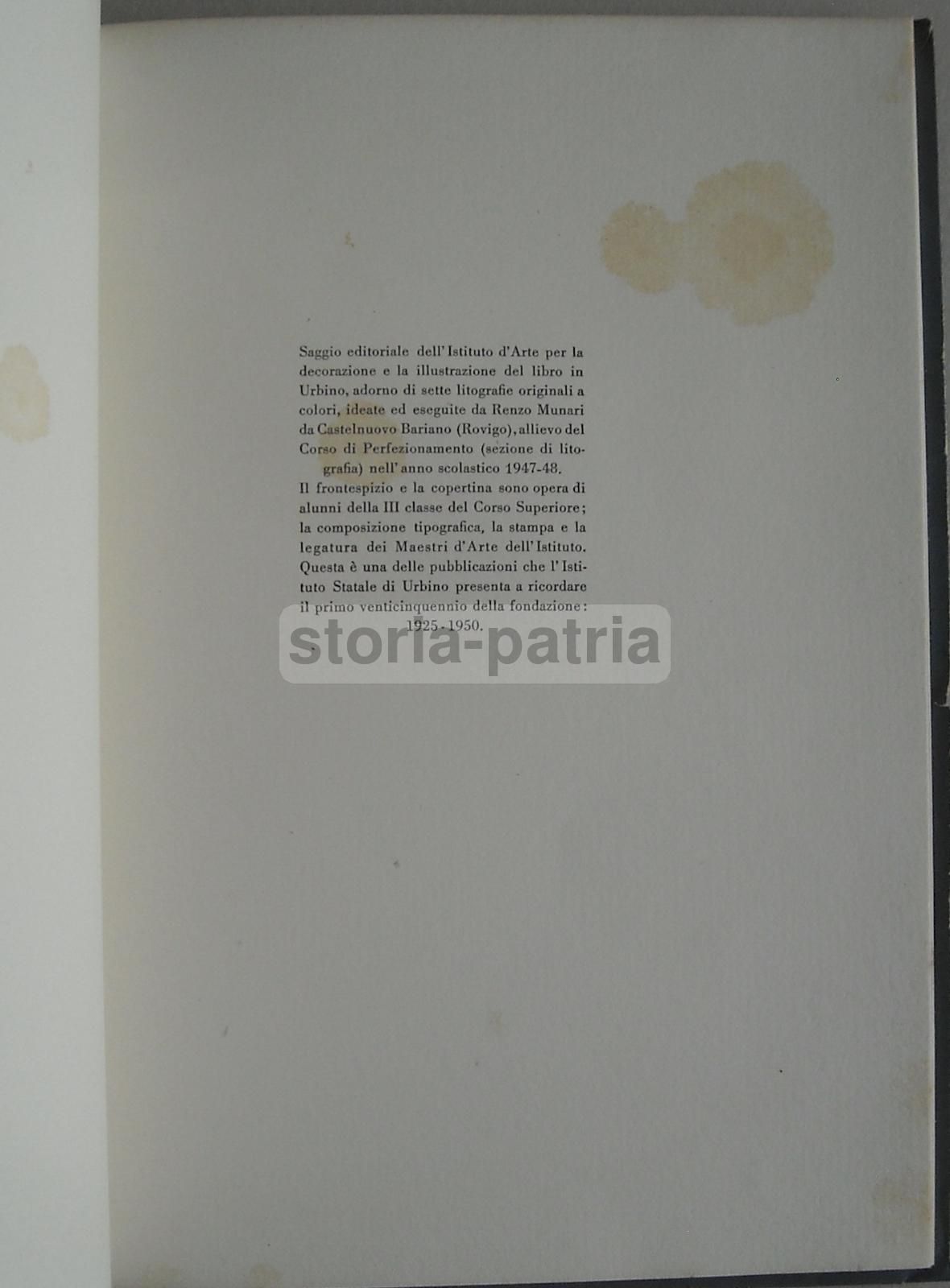 Alfred De Musset, La Nuit Vénitienne: Saggio Editoriale Con Litografie Di Renzo Munari, Urbino, 1950