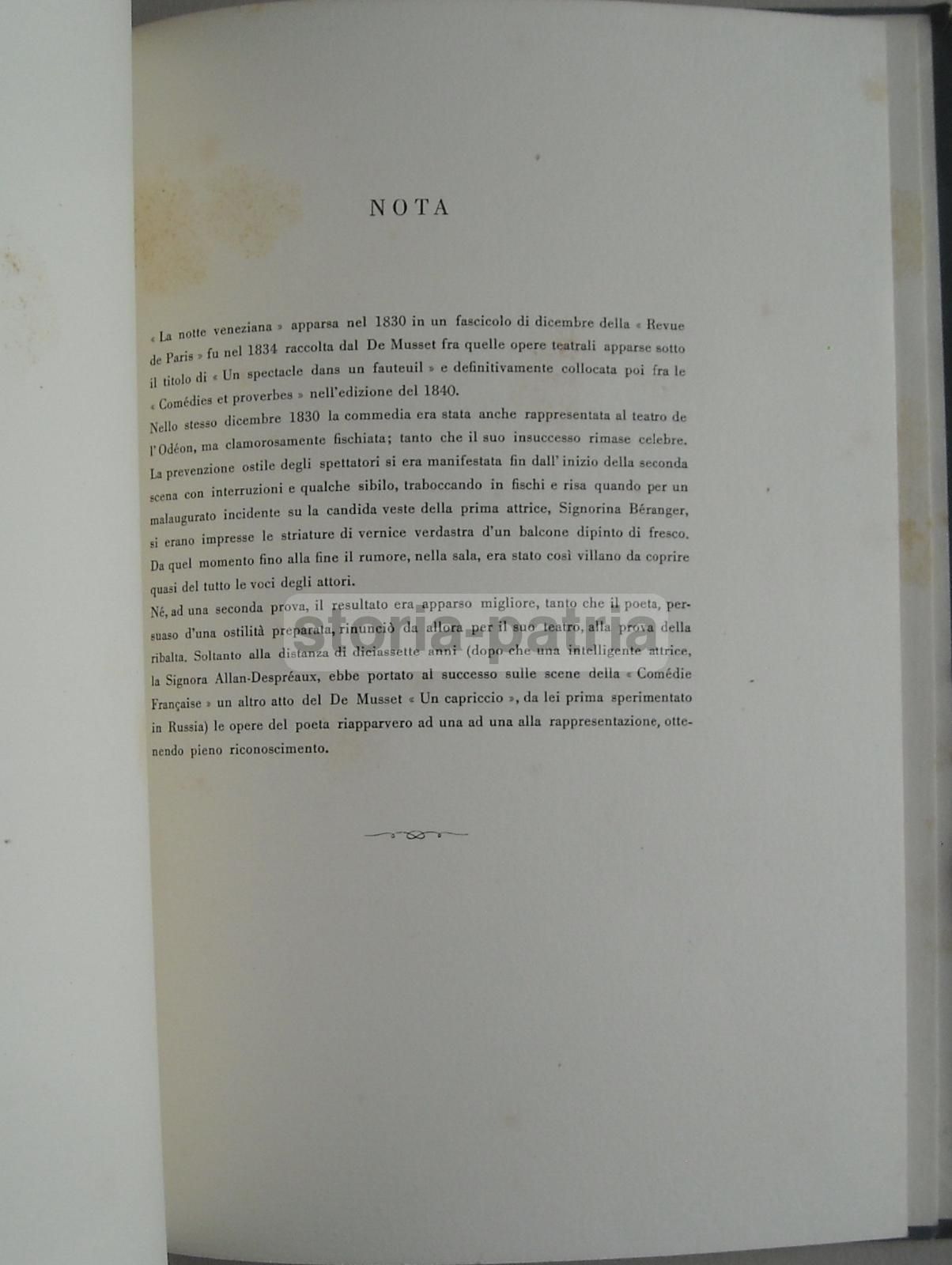 Alfred De Musset, La Nuit Vénitienne: Saggio Editoriale Con Litografie Di Renzo Munari, Urbino, 1950