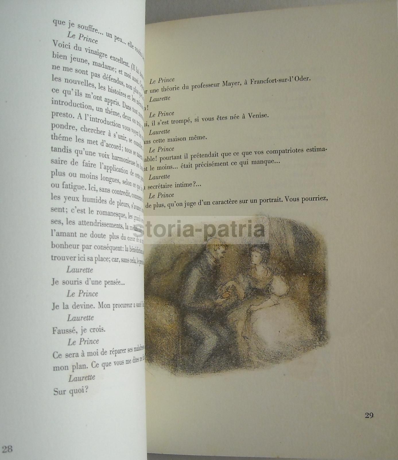 Alfred De Musset, La Nuit Vénitienne: Saggio Editoriale Con Litografie Di Renzo Munari, Urbino, 1950