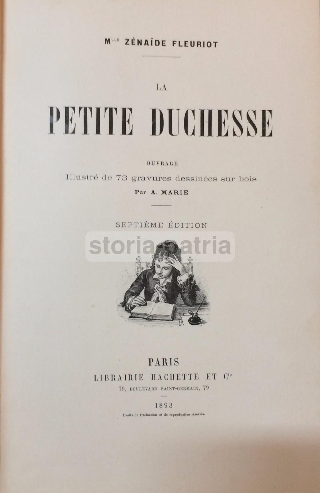 La Petite Duchesse, Zénaïde Fleuriot, 1893, Hachette, Illustrato Da Adrien Marie