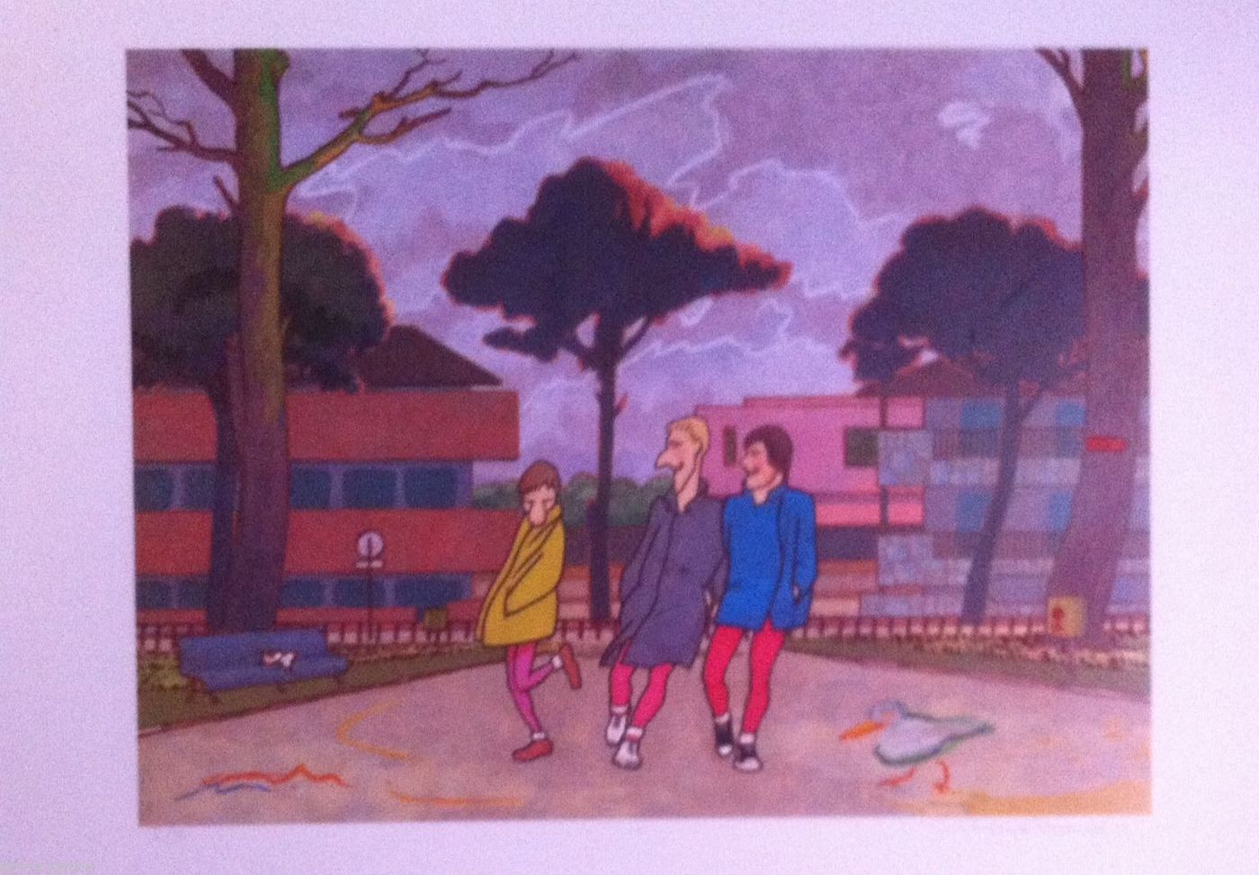 Andrea Pazienza: Grafica Originale Con Interventi A Pastello, 1983
