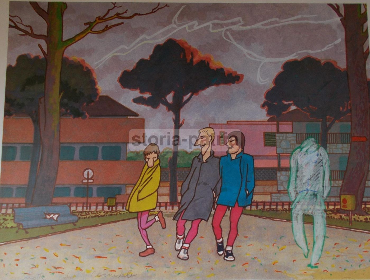 Andrea Pazienza   Notte Di Carnevale   Grafica Originale (1983)