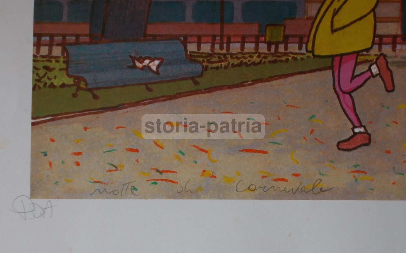 Andrea Pazienza   Notte Di Carnevale   Grafica Originale (1983)