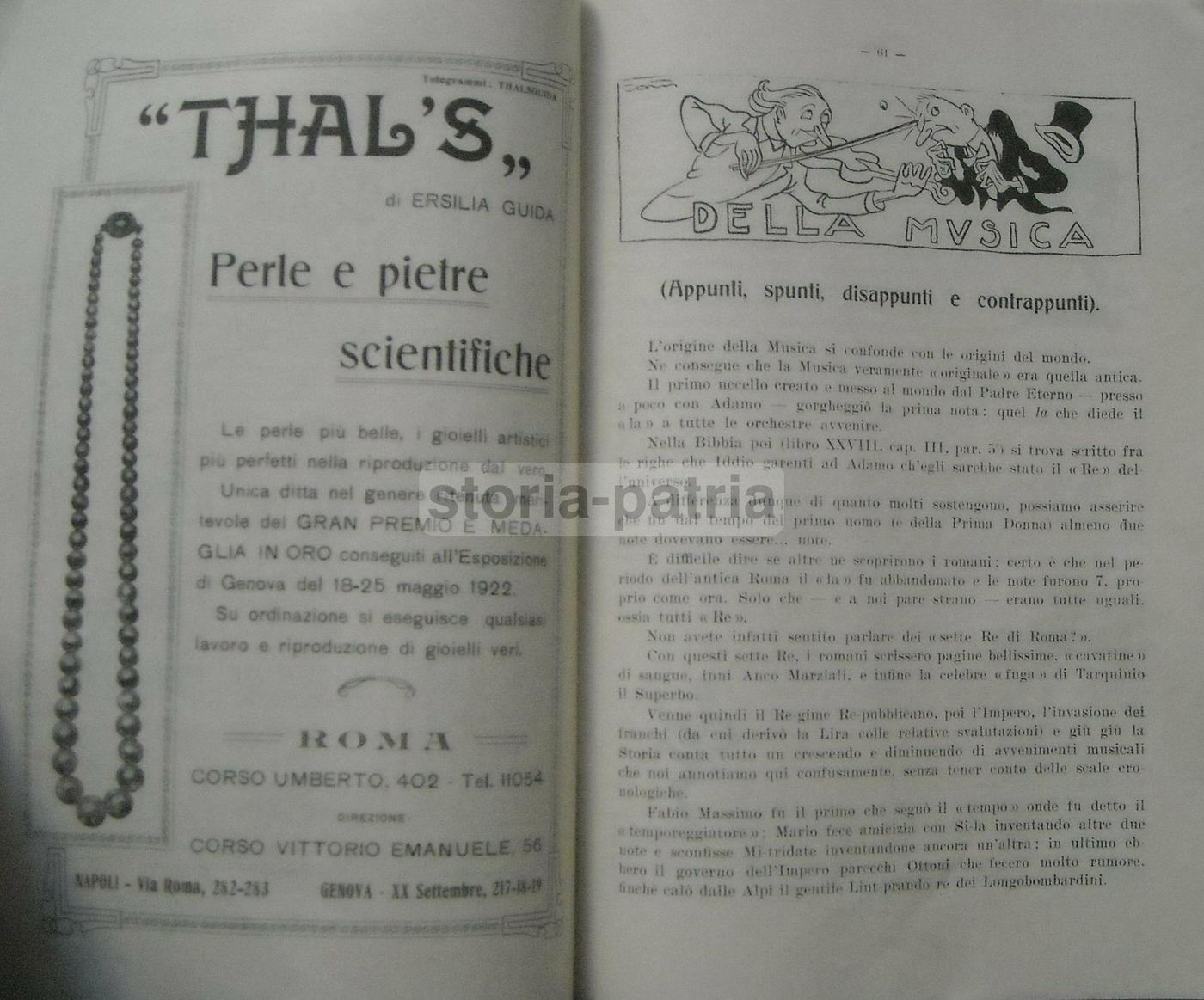 Ars Almanacco Del Travaso 1924: Futurismo, Marinetti, Pratella