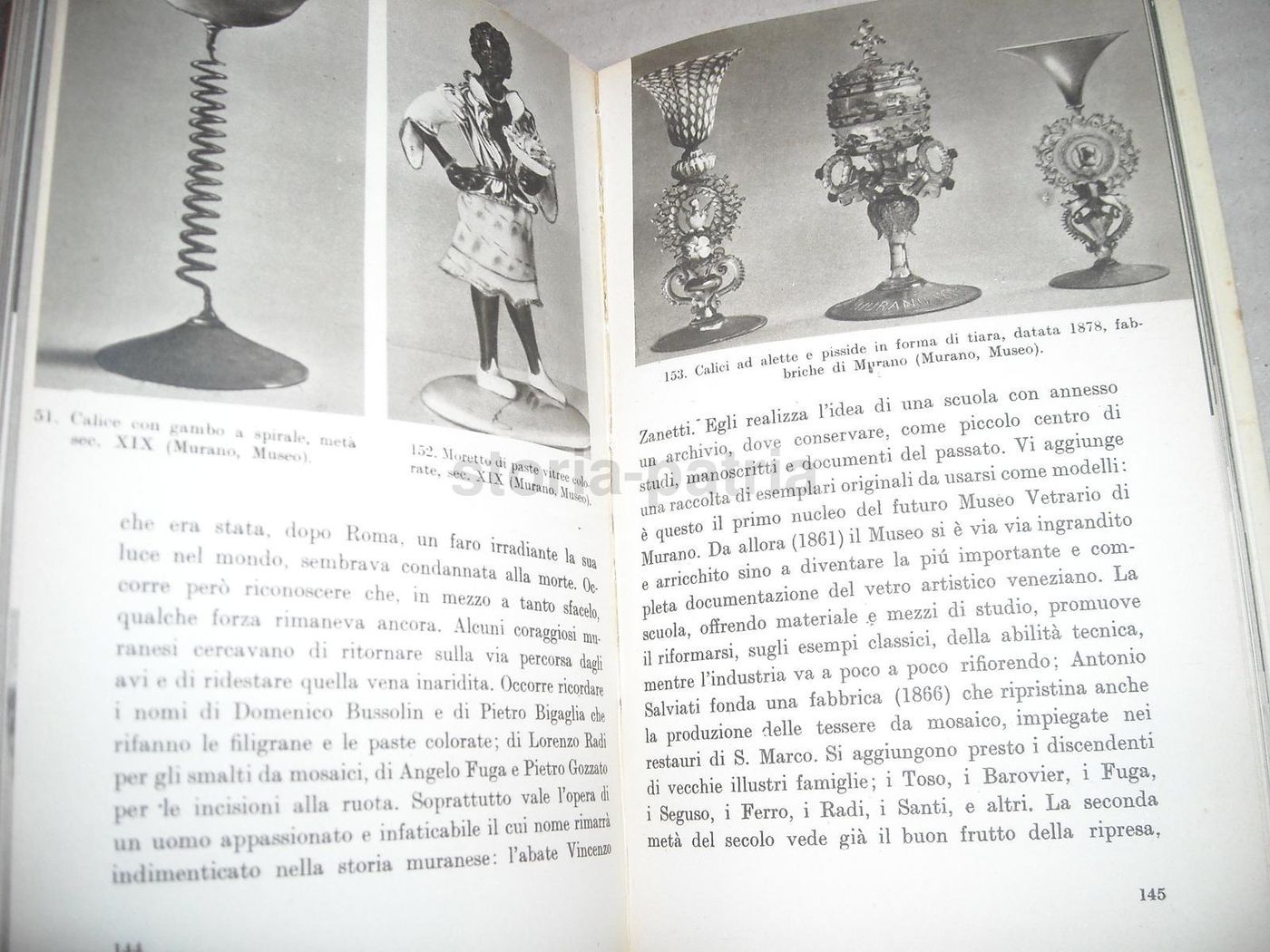 L'Arte Del Vetro. Mariacher, 1954. Murano, Venini, Seguso, Fontana Arte.