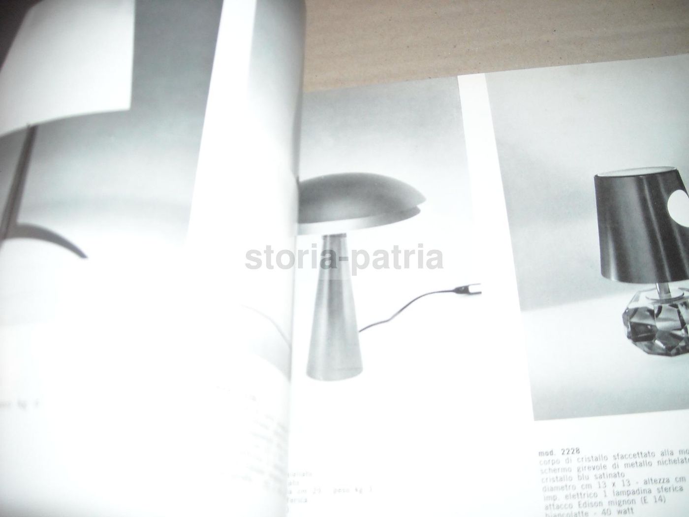 Catalogo Fontana Arte 1963 Lampade Cristalli Vetri Artistici