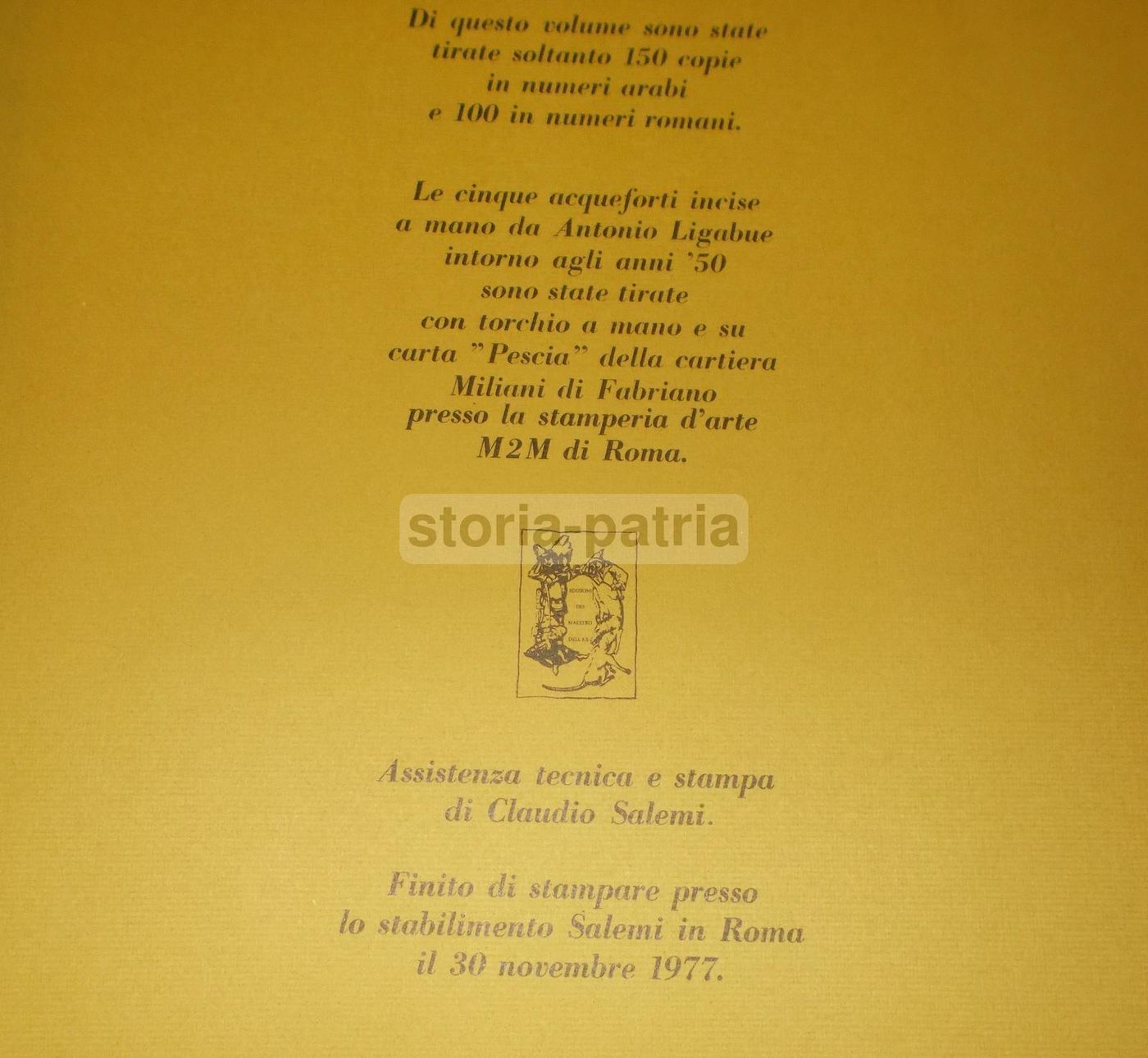 Ligabue: Cartella Con 5 Acqueforti Originali, Zavattini E Bartoli, 1977