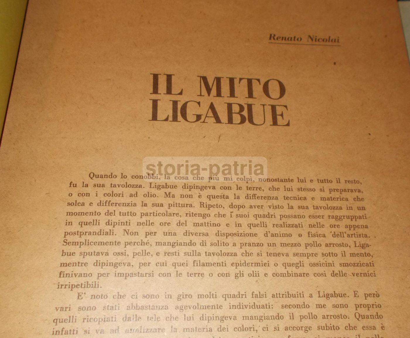 Ligabue: Cartella Con 5 Acqueforti Originali, Zavattini E Bartoli, 1977