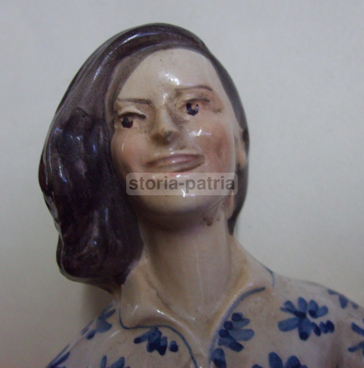 Scultura Ceramica Coronetti Studentessa Con Libri, Anni '30 '50
