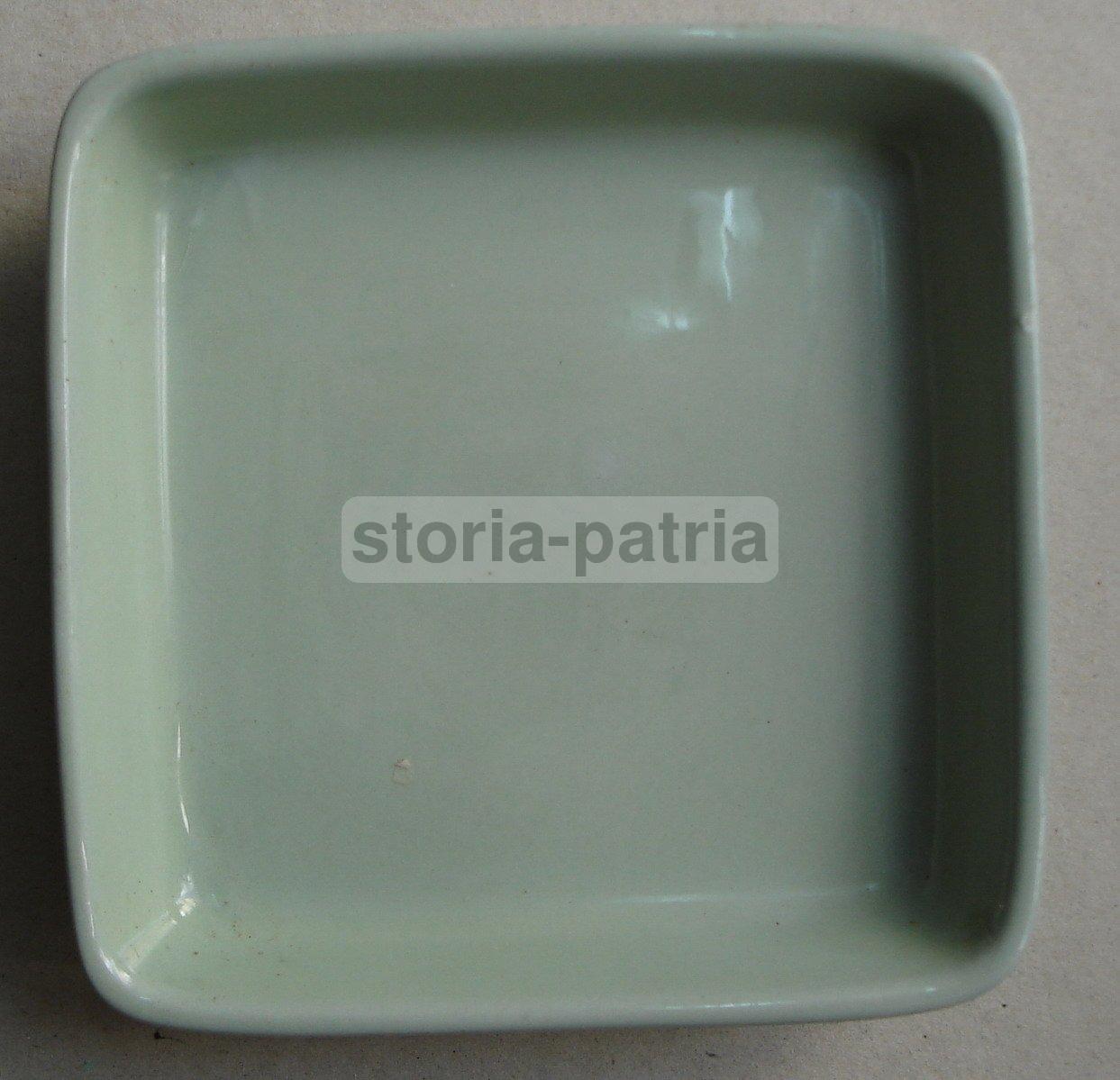 Scodella Ceramica Lavenia Anni '30 '40 Verde Art Déco