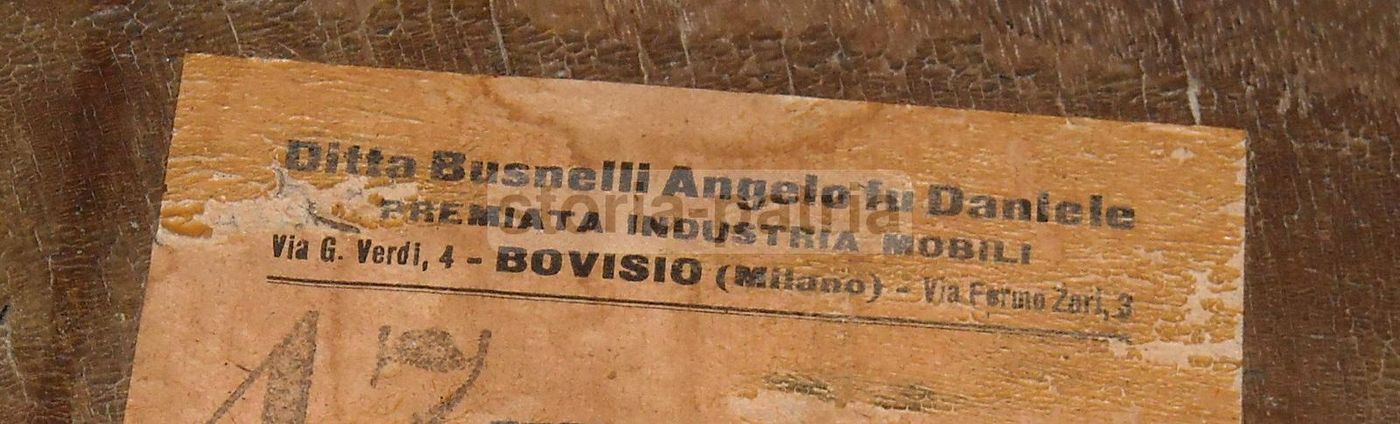 Specchiera Art Déco Busnelli Bovisio Anni '30 Mobile Toilette