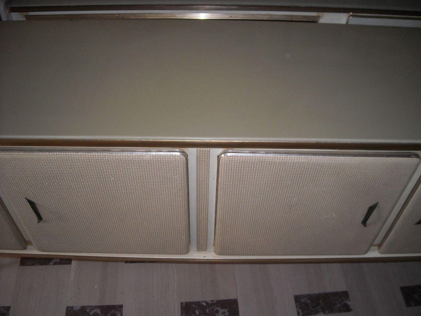 Credenza Modernariato Anni 50 Design Italiano 200 Cm Vetro Metallo