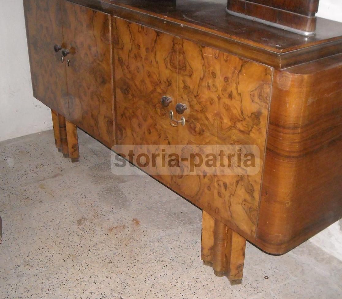 Credenza In Radica, Design Italiano, Anni '50 '60