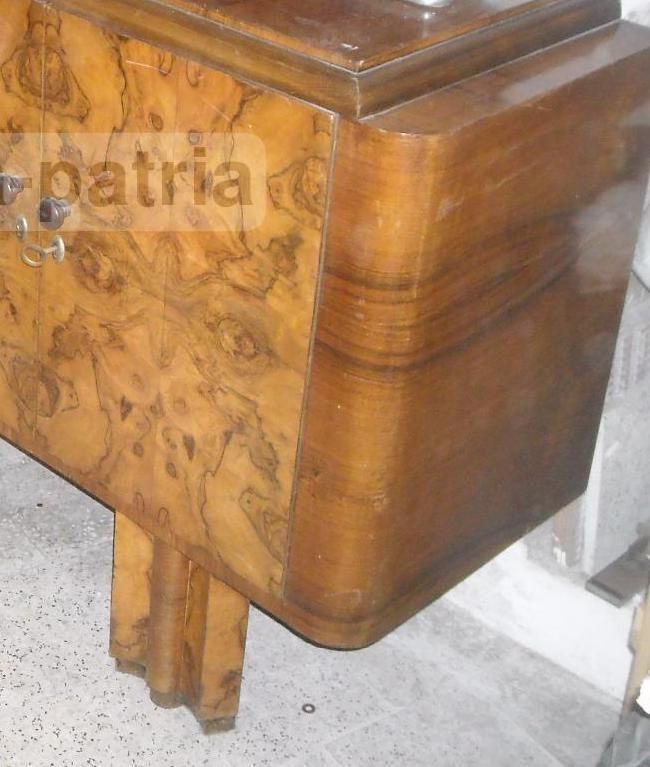 Credenza In Radica, Design Italiano, Anni '50 '60