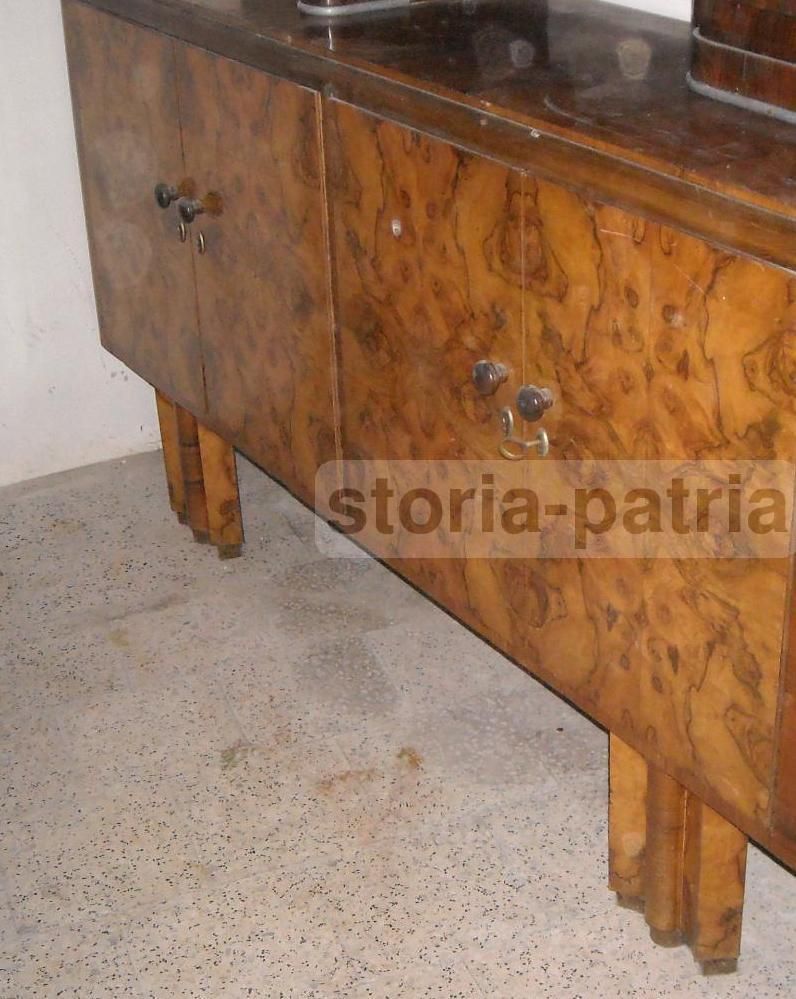 Credenza In Radica, Design Italiano, Anni '50 '60