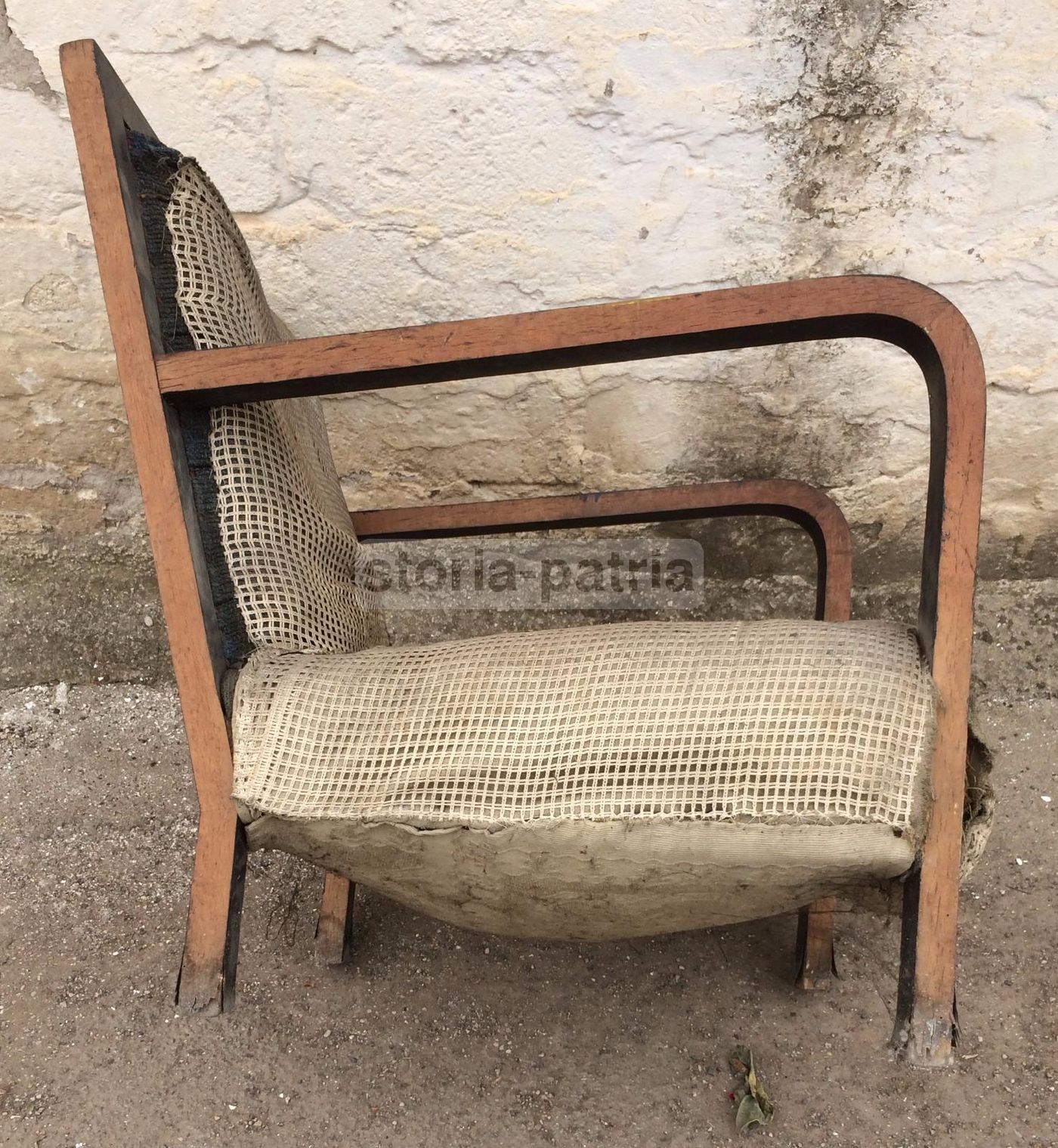 Poltrona d'Epoca Anni '30 '40 Da Restaurare Stile Modernariato