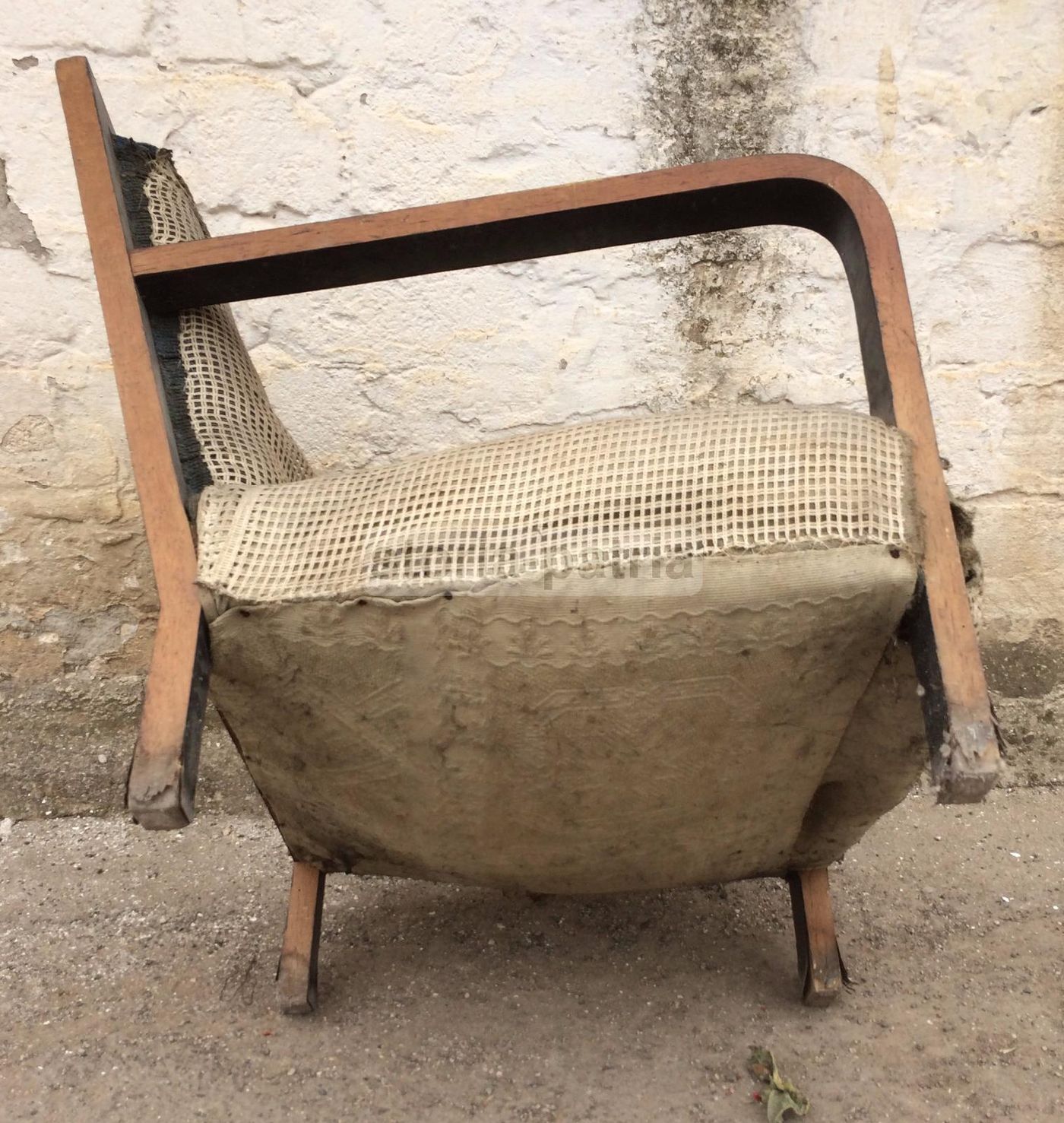 Poltrona d'Epoca Anni '30 '40 Da Restaurare Stile Modernariato