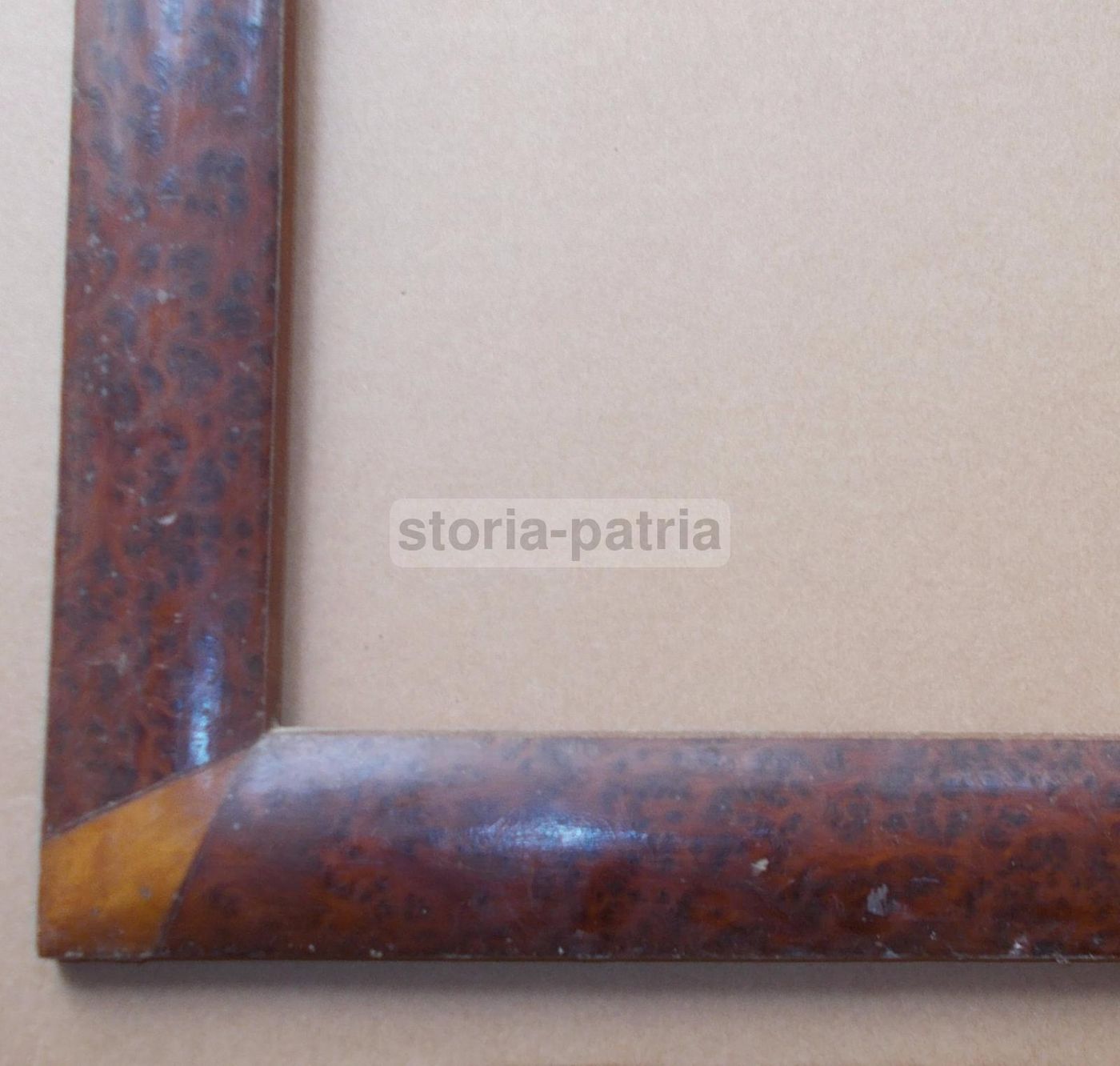 Cornice Antica Art Déco In Legno Impiallacciato, Anni '20 '30
