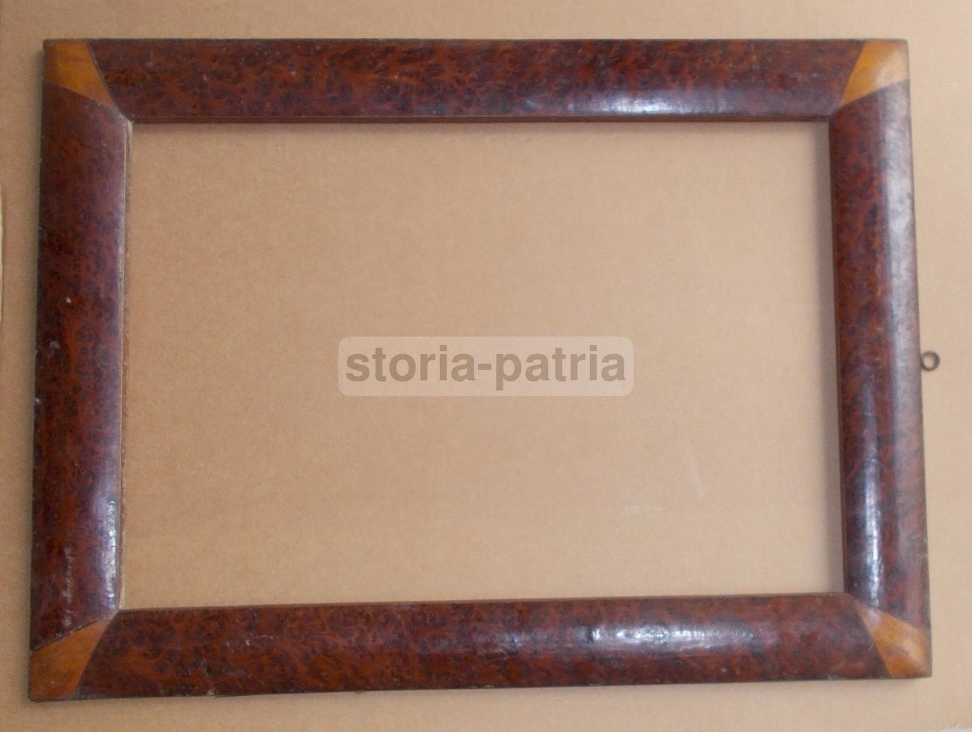 Cornice Antica Art Déco In Legno Impiallacciato, Anni '20 '30