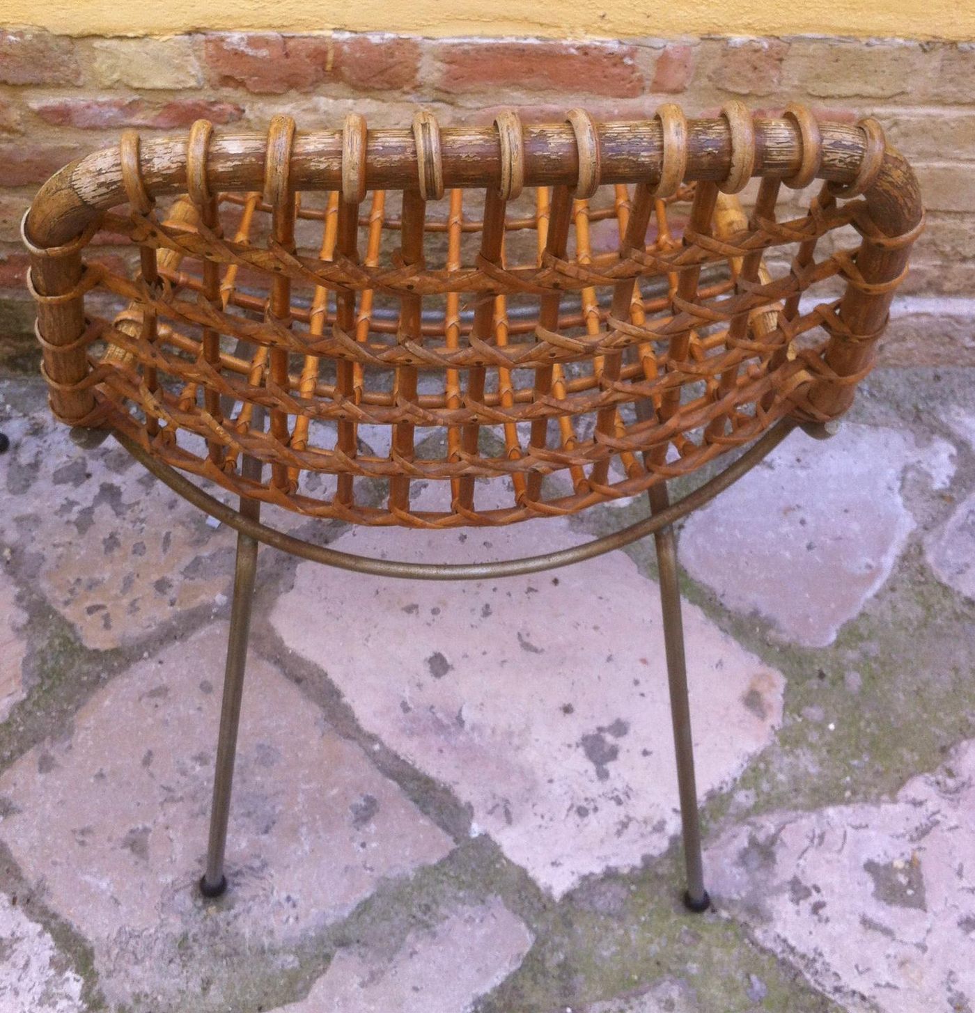 Sedia In Bambù Anni 50 Design Italiano Vintage Modernariato