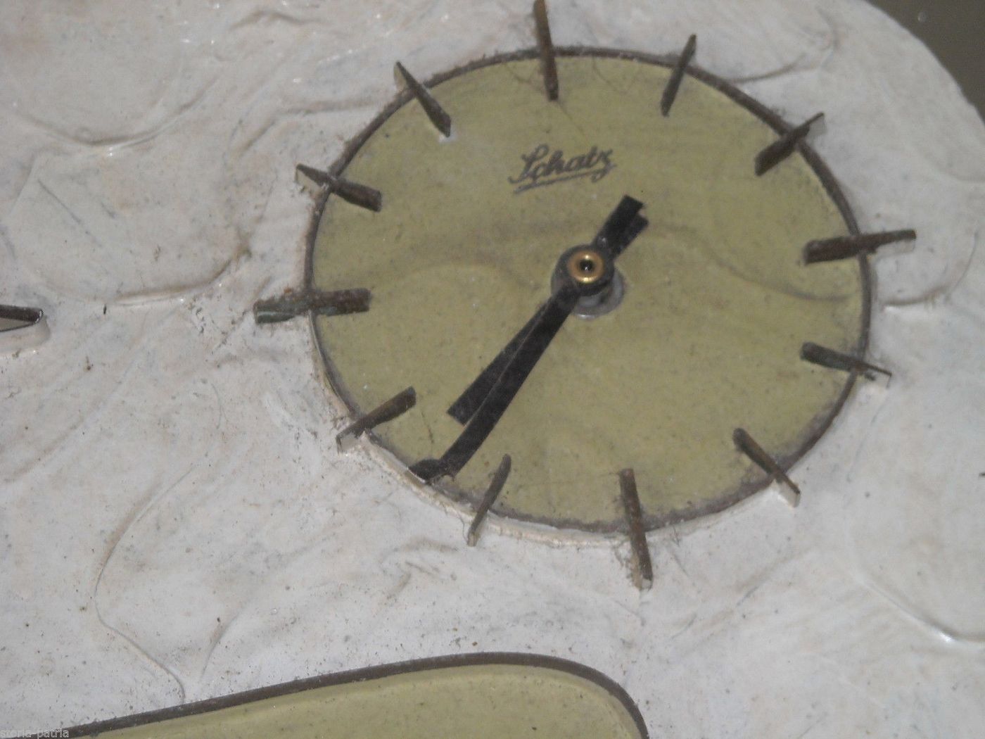Orologio Da Parete Schatz Vintage Anni 50 60 Con Stambecco, Germania