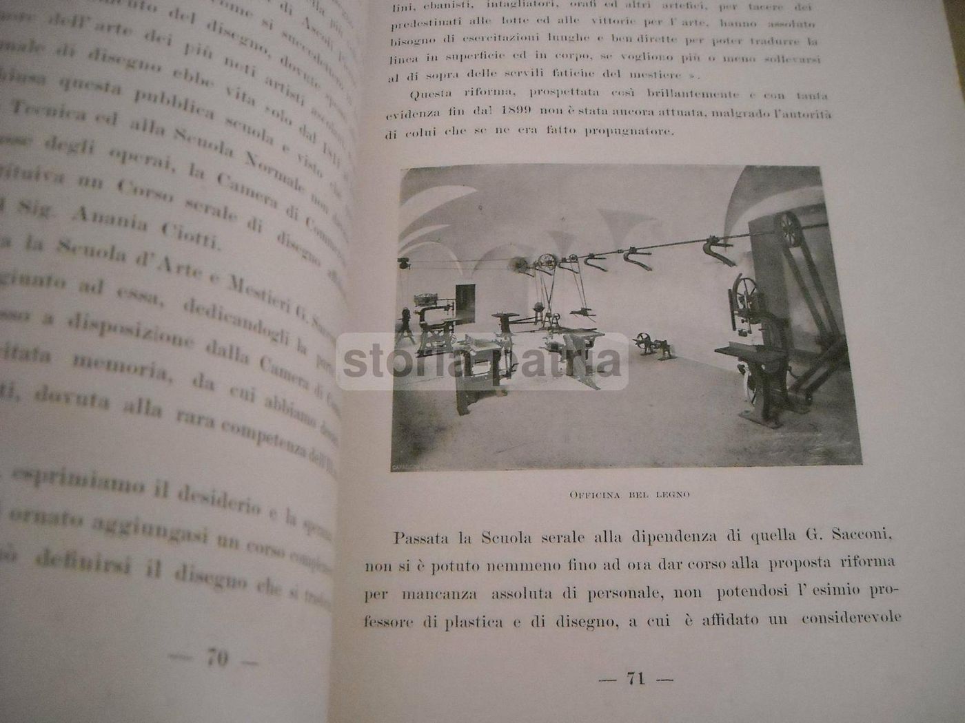 La R. Scuola d'Arte E Mestieri Giuseppe Sacconi, Ascoli Piceno 1910