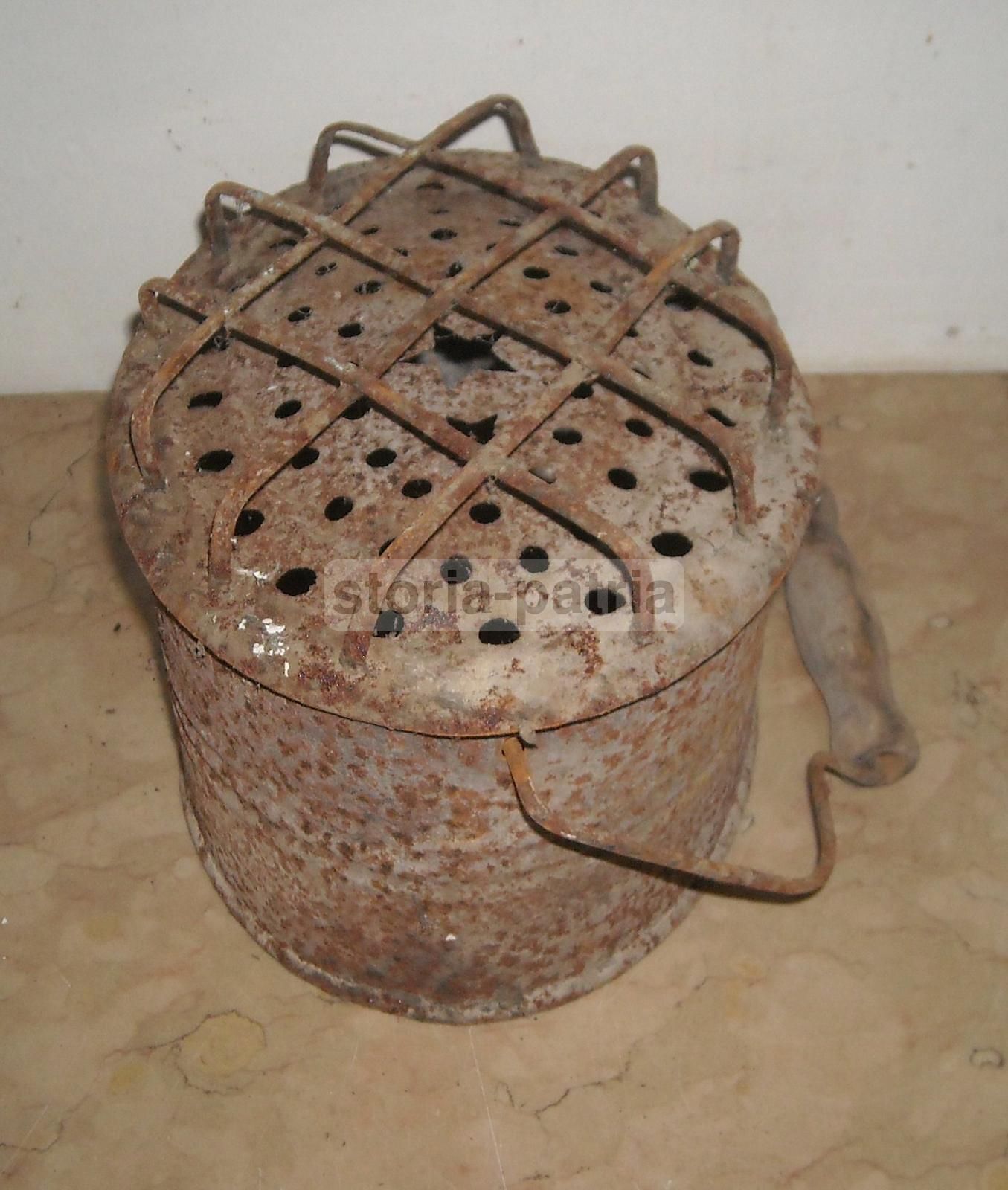 Antico Scaldaletto In Ferro Traforato, Fine '800   Inizio '900