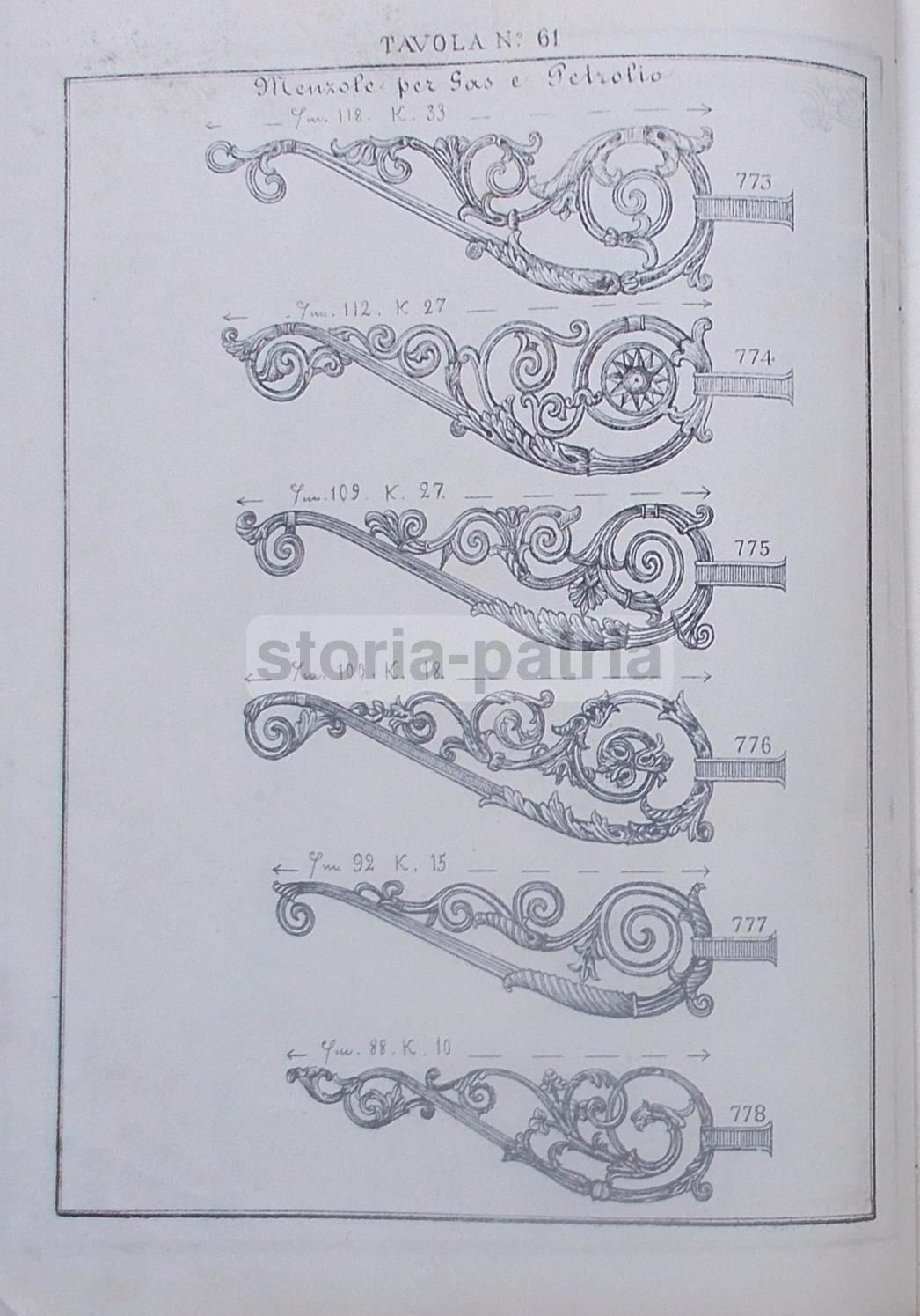 Candelabri Artistici Fonderia Arena Esposito Napoli Fine '800