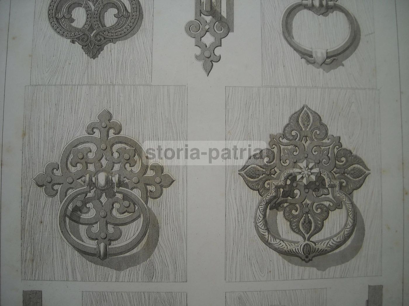 Stampa Antica Battagli Ferro Battuto Zuliani Cadorin 1864