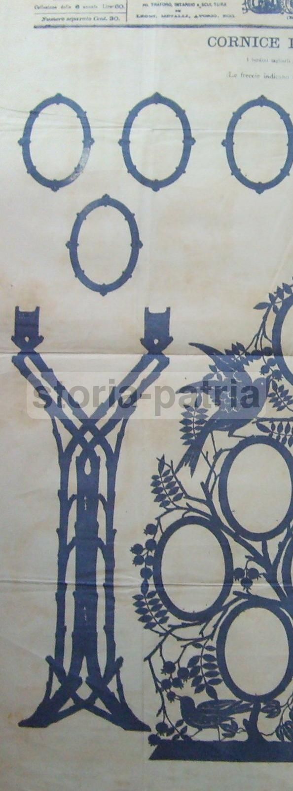Il Traforatore Italiano: Giornale Settimanale Di Disegni Artistici Per Traforo E Intarsio