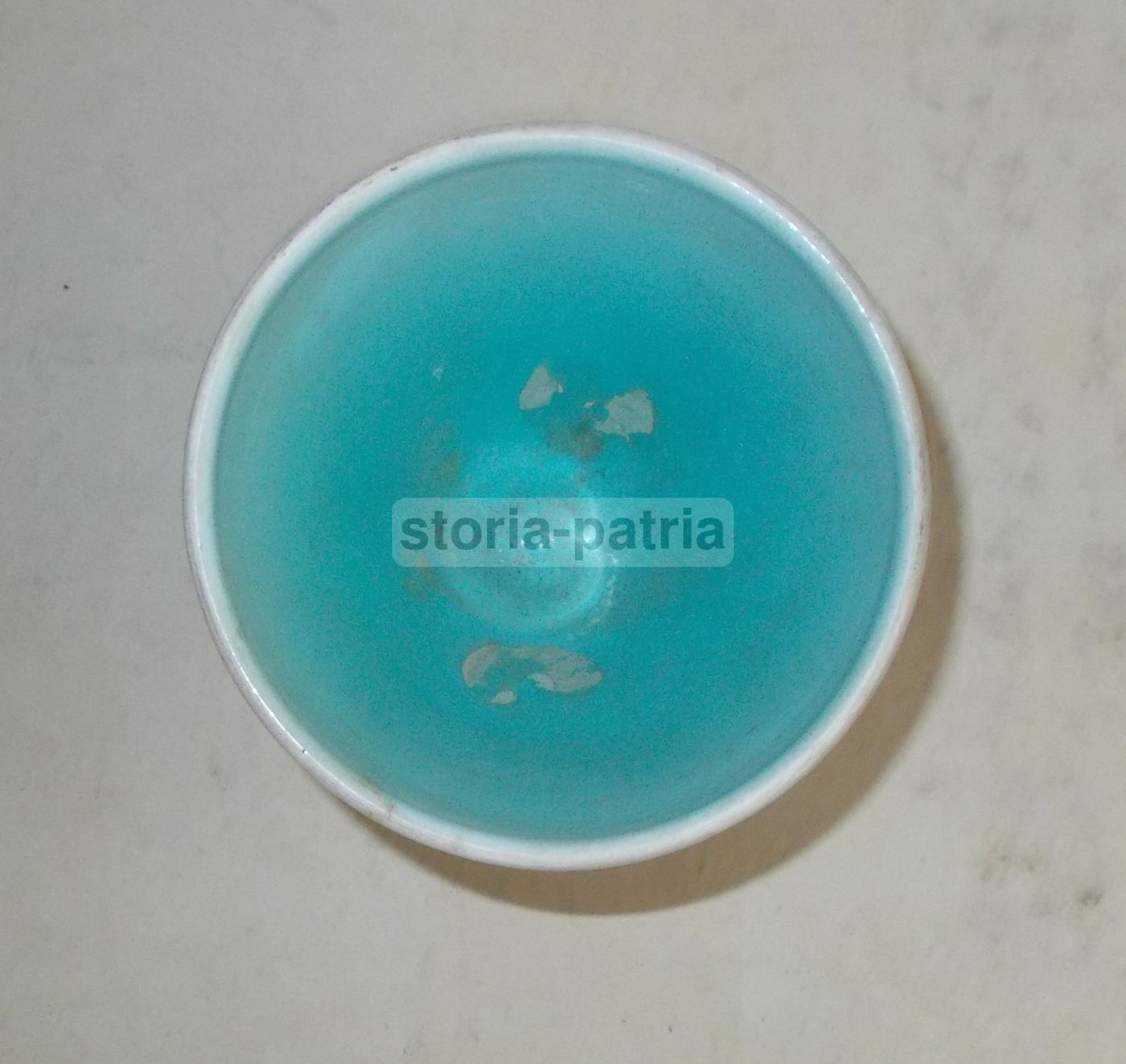 Vaso Coronetti Cunardo In Ceramica Policroma Con Farfalle, Anni '50