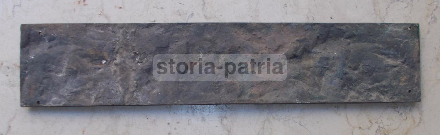 Placca Decorativa In Bronzo Con Grappoli d'Uva E Vitigni, Fine XIX   Inizio XX Secolo