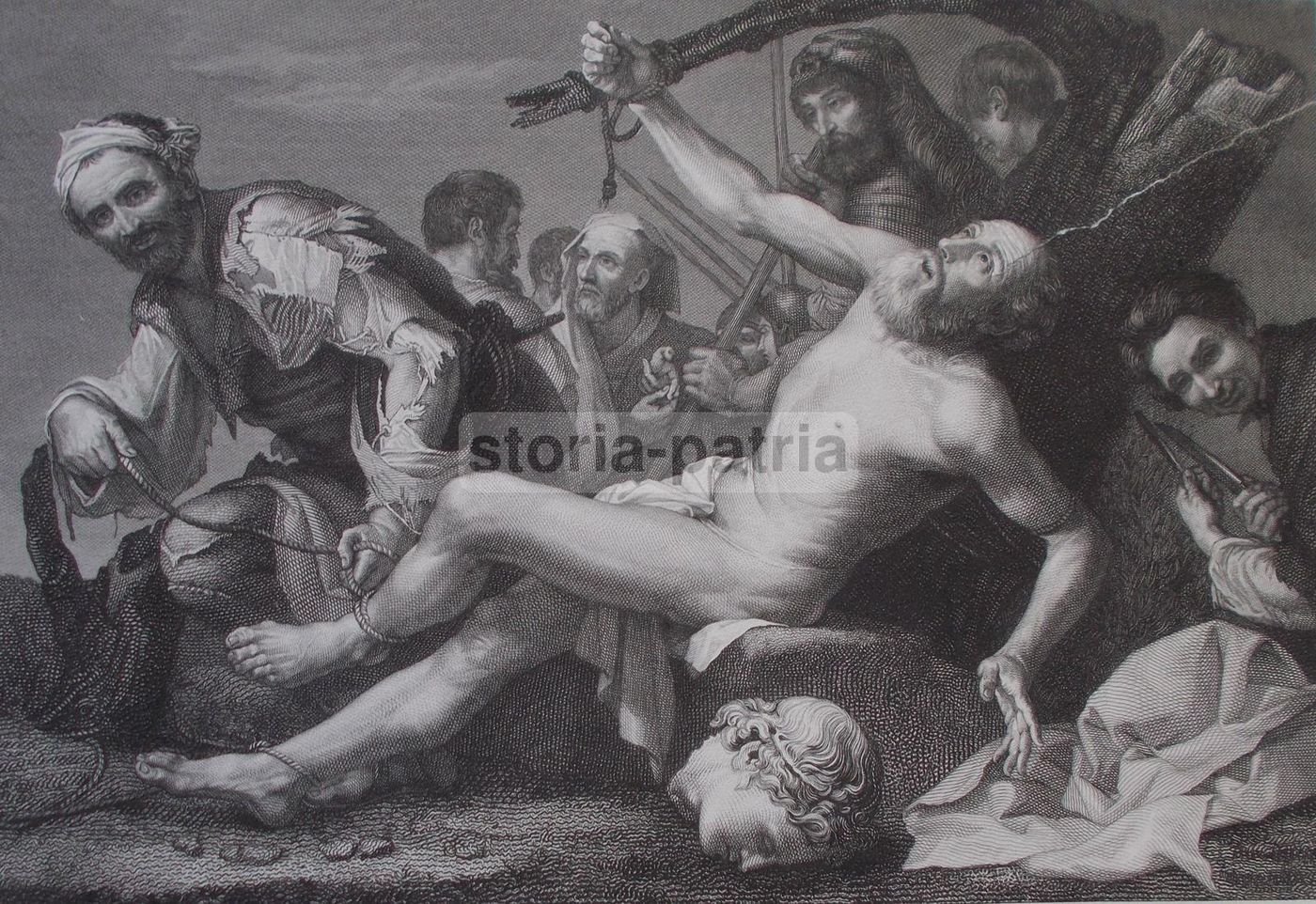 San Bartolomeo: Incisione Di Guadagnini Da Jusepe De Ribera, Metà XIX Secolo