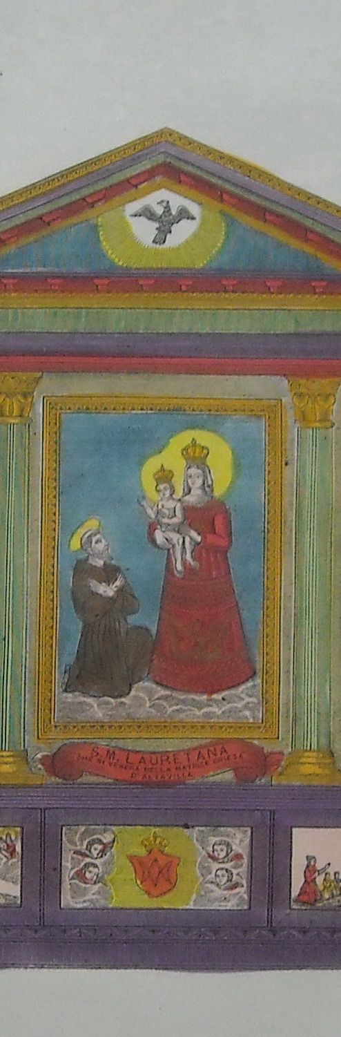 Stampa Popolare Napoletana: Madonna Di Loreto, Altavilla