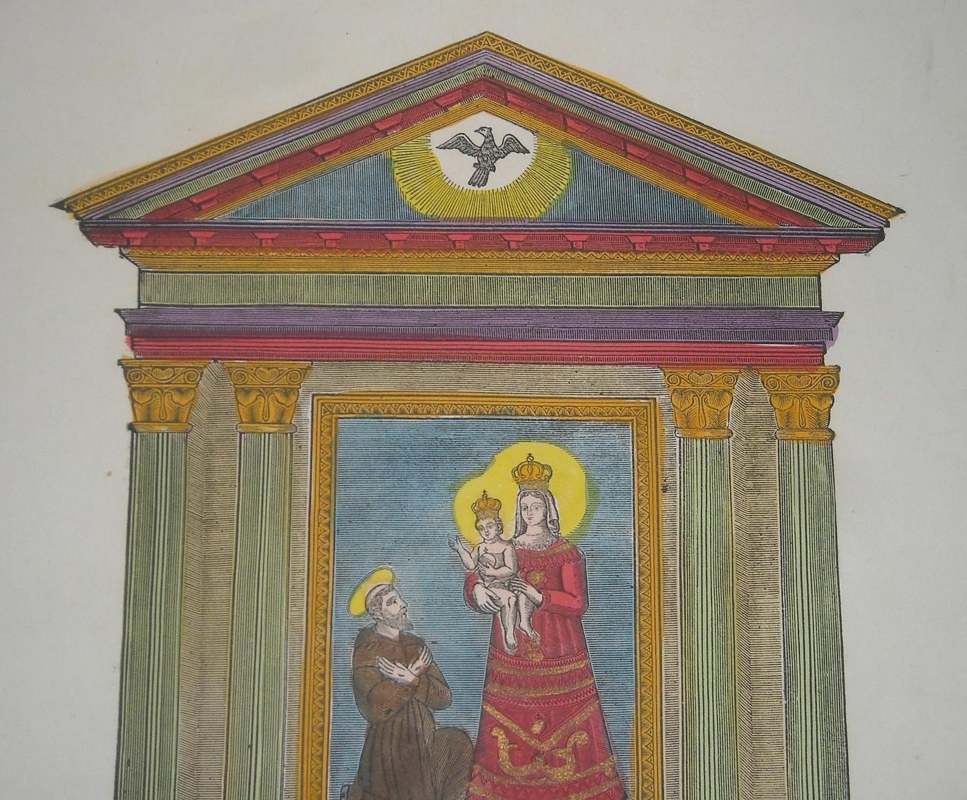 Stampa Popolare Napoletana: Madonna Di Loreto, Altavilla