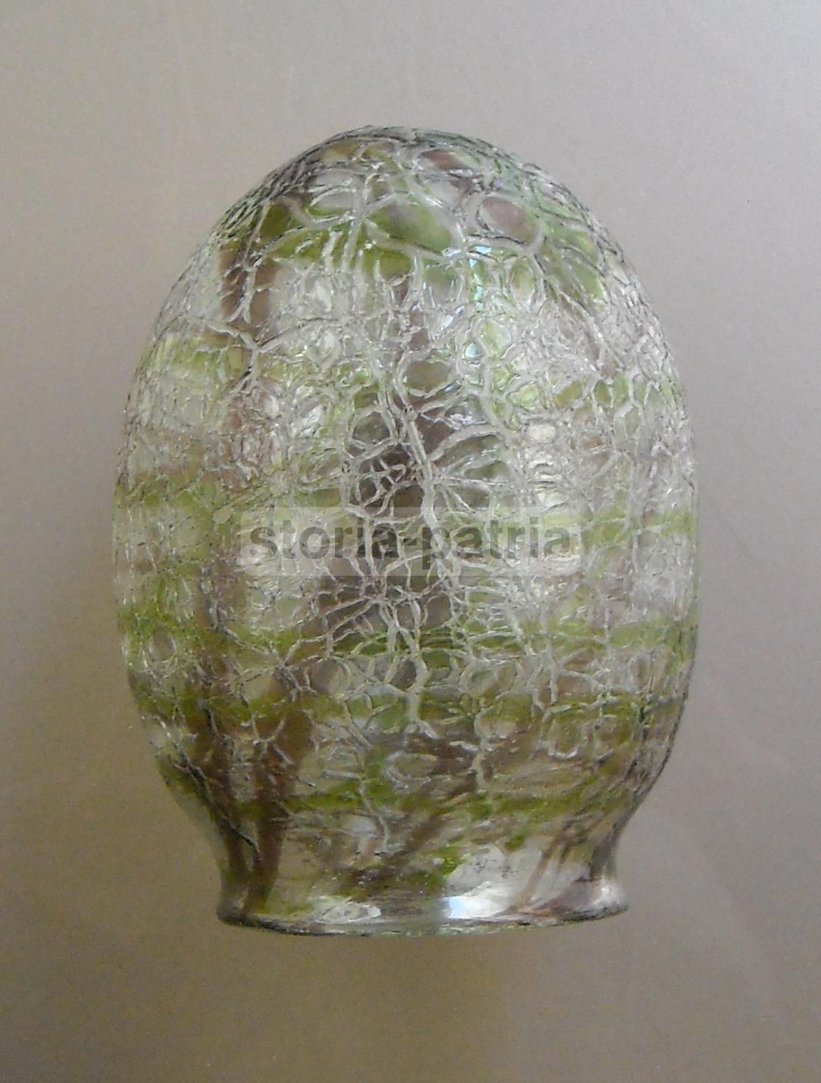 Coppa Antica Per Lampada In Vetro Liberty, Murano, Circa 1900