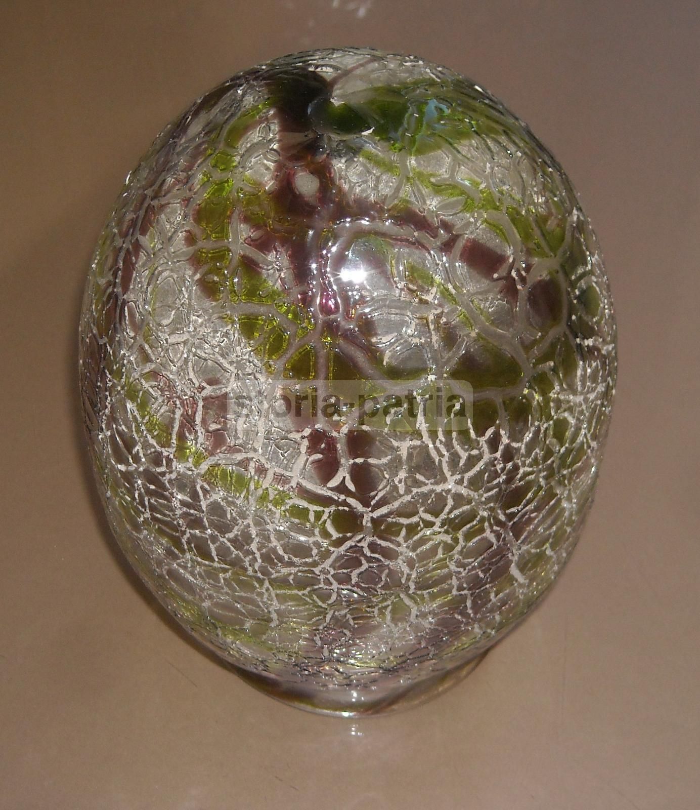 Coppa Antica Per Lampada In Vetro Liberty, Murano, Circa 1900