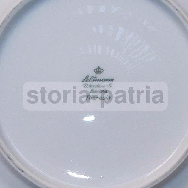 Piatto Porcellana Seltmann Bavaria Strillone Giornalaio Anni '30 '50