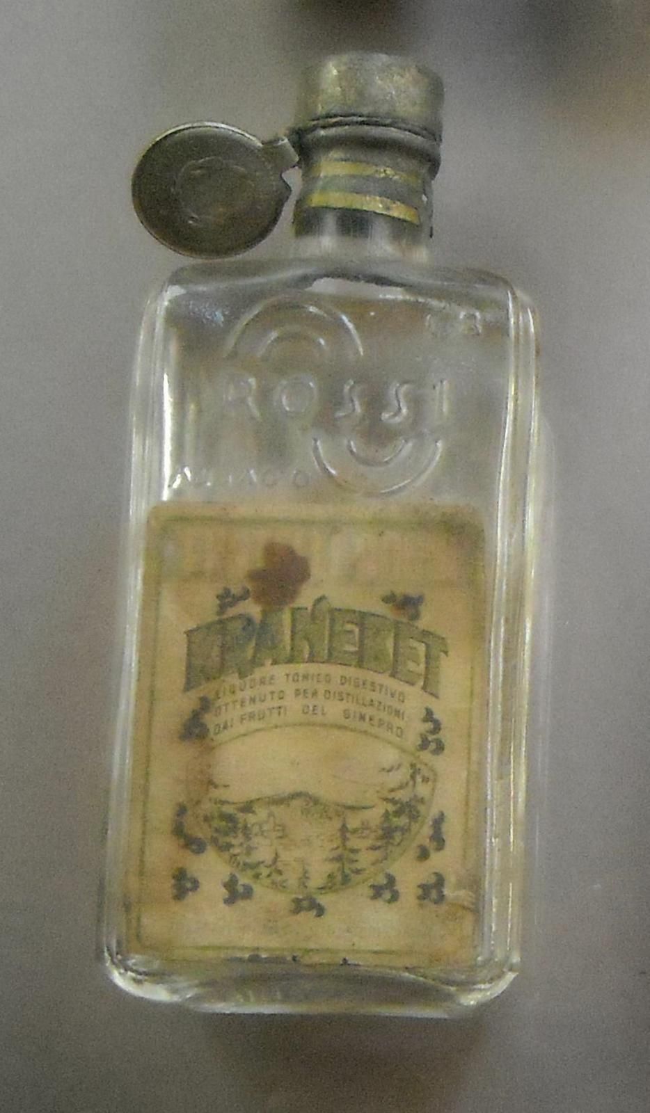 Bottiglietta Kranebet Liquore Ginepro Distilleria Rossi Asiago