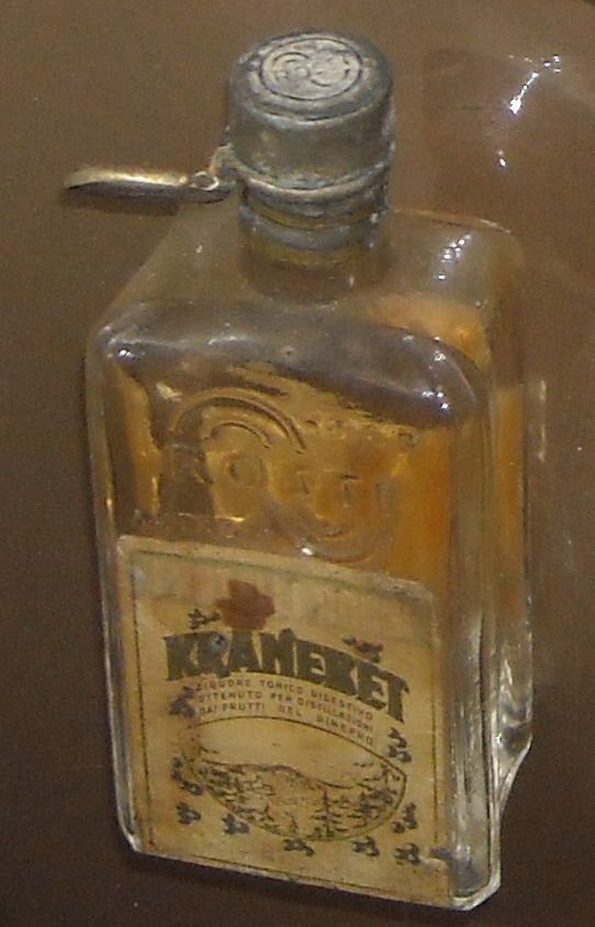 Bottiglietta Kranebet Liquore Ginepro Distilleria Rossi Asiago